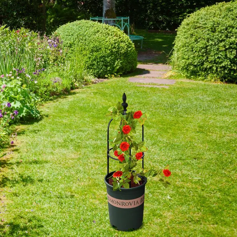Obelisk Garden Arch Trellis Plant Support Rustproof Frame For Climbing Vines Flowers Stand Indoor Outdoor Floral Decor