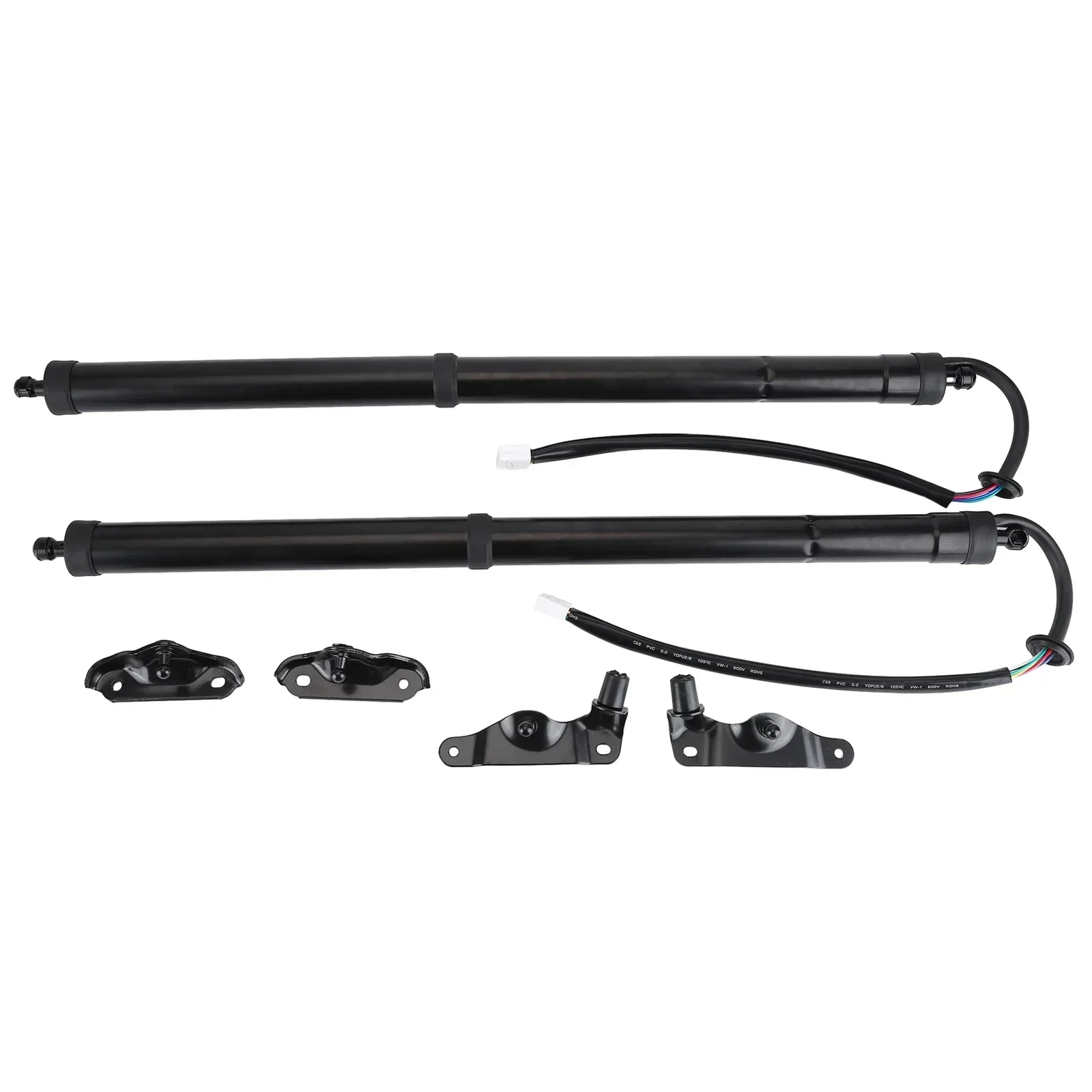 لتويوتا هايلاندر آسى وحدة 2014-2019 1 زوج من الباب الخلفي الخلفي سحب أسفل المحرك تبختر الجانب الأيسر والأيمن 68910-09130 #1