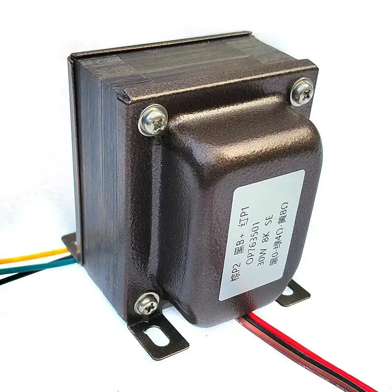 

30W Push-Pull Output Transformer 8K:0-4-8ohm Suitable for 6V6 6P6P EL84 electronic tube power amplifier