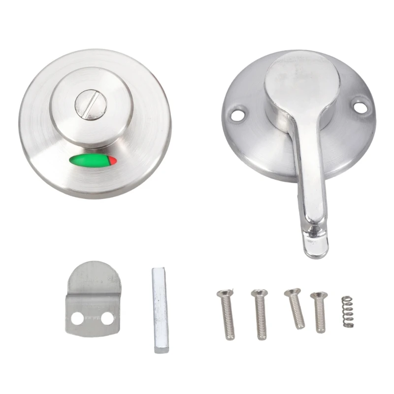 J2HB Easy to Install Bathroom Stall Lock with Clear Occupancy Display Corrosion Resistant Lock for Offices & Restaurants