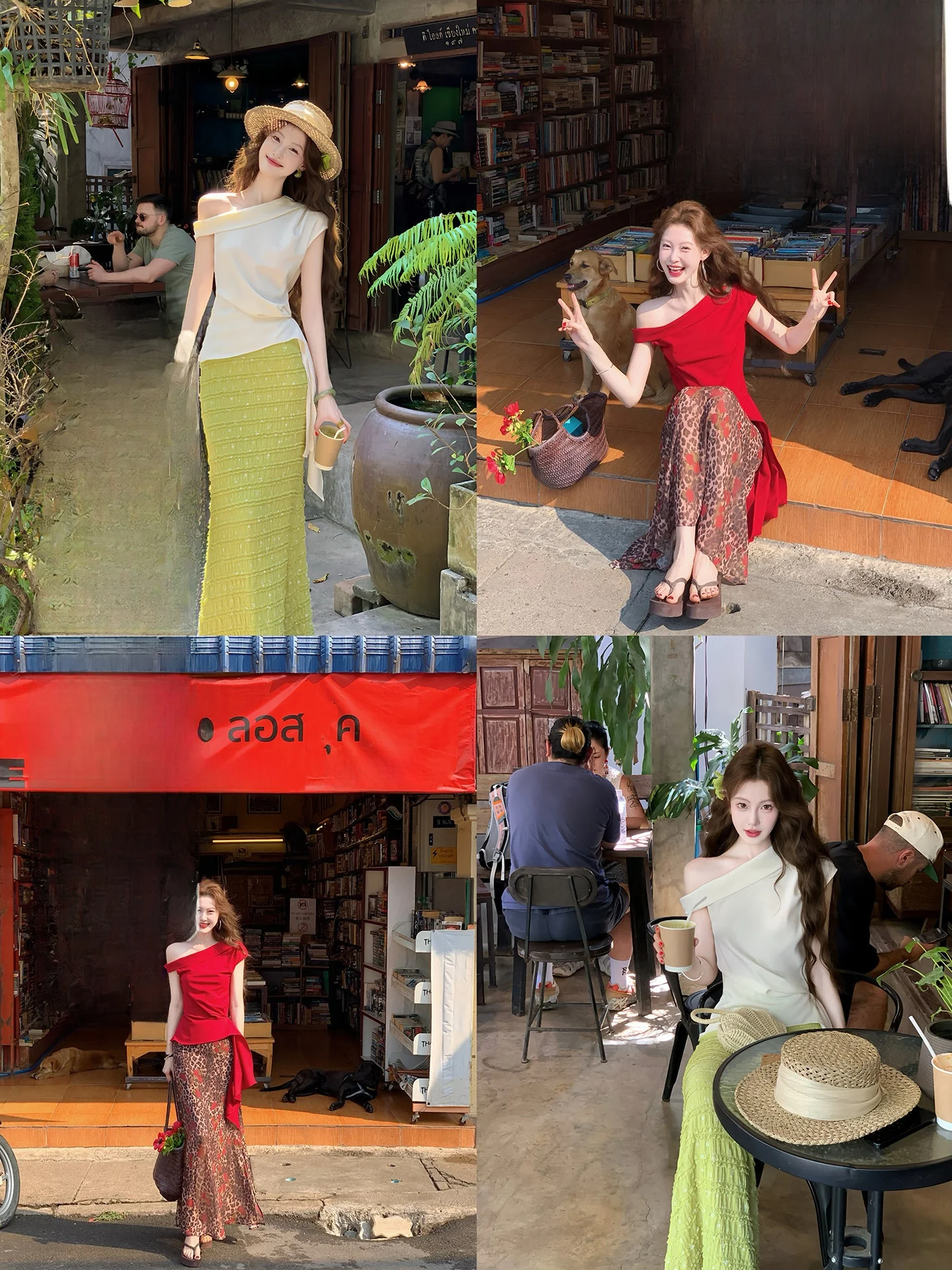 

een Cotton Branch Summer Simple Two-color Design Sensation Slope oulder Versatile Slim ort Sve T-irt Women's Top