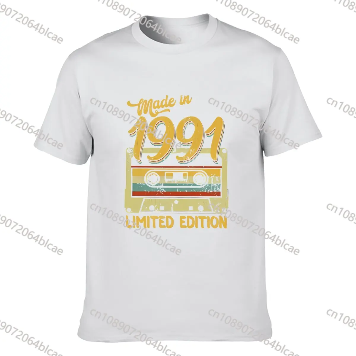 Made In 1991 Limited Edition T-Shirts 30th Birthday Gift Men T Shirt Amazing T Shirt Men Tshirt Haraguku Streetwear