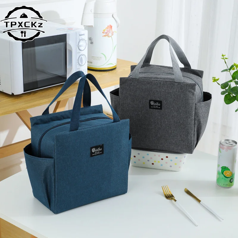 

Large Capacity Cooler Bag Oxford Portable Zipper Thermal Lunch Bags Insulated Freezer Bag Camping Picnic Bag