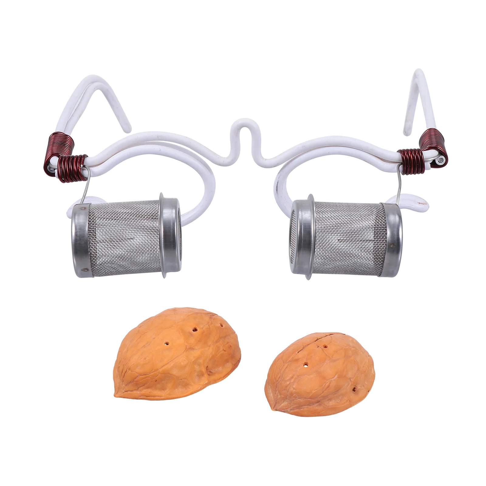 Eye Moxibustion Device Moxa Spectacle Frames for Face Eye Eye Eye Glassess Portable Apparatus The Warm Care Eyes Walnut