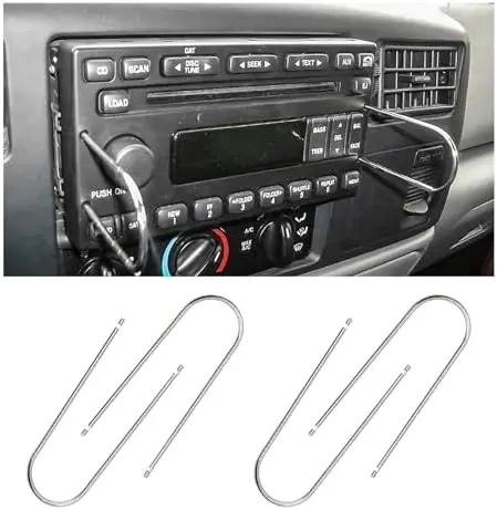 

Набор инструментов для снятия автомобильных радиоприемников U-образной формы, 4 шт. – Инструменты для разборки стереосистем из нержавеющей стали для автоаудио и DVD-устройств