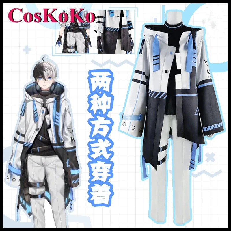 

CosKoKo Kamito Cosplay Anime Vtuber YouTuber Costume Fashion Handsome Uniforms Men Halloween Party Role Play Clothing XS-XXL