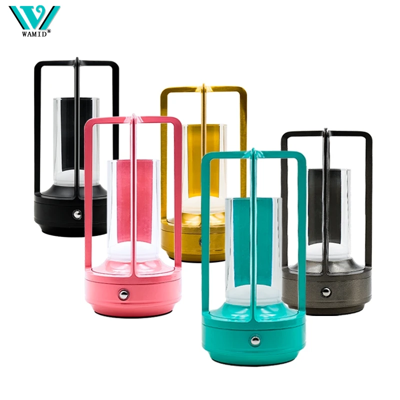 

1-2pcs Modern Led Table Lamp Usb Rechargeable Dimmable Night Light Camping Desk Lamp Suitable For Bar Lampbedroom Ambient Light