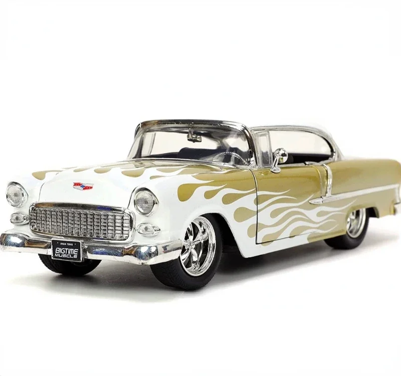 1:24 1955 Chevrolet BEL AIR High Simulation Diecast Car Metal CHEVY Alloy Model Car Gift Collection