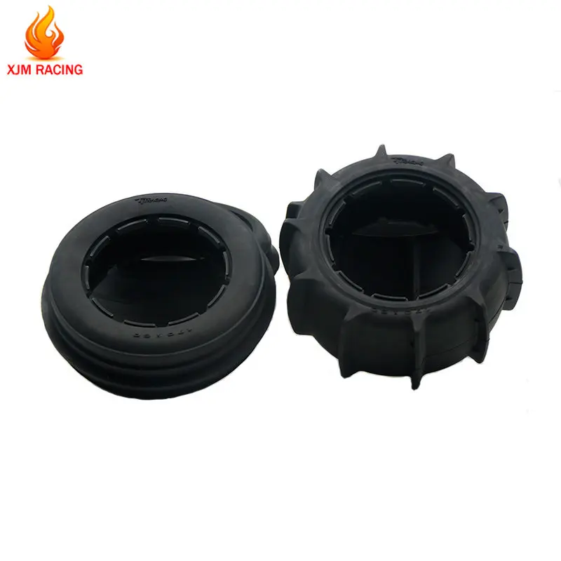 Phía Trước Hoặc Sau Cát Lốp Xe Da Đặt Cho 1/5 HPI ROFUN ROVAN KIngmotor Baja 5B B SS Xe Đồ Chơi Phần