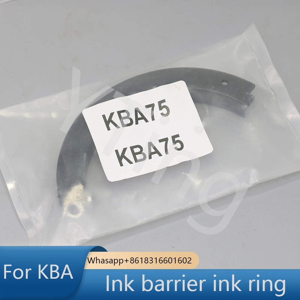 Imagem -06 - Retendedor de Tinta Placa de Tinta Barra Curvada Balde de Tinta Defletor Anel Kba74 Kba105 Kba142 Kba162