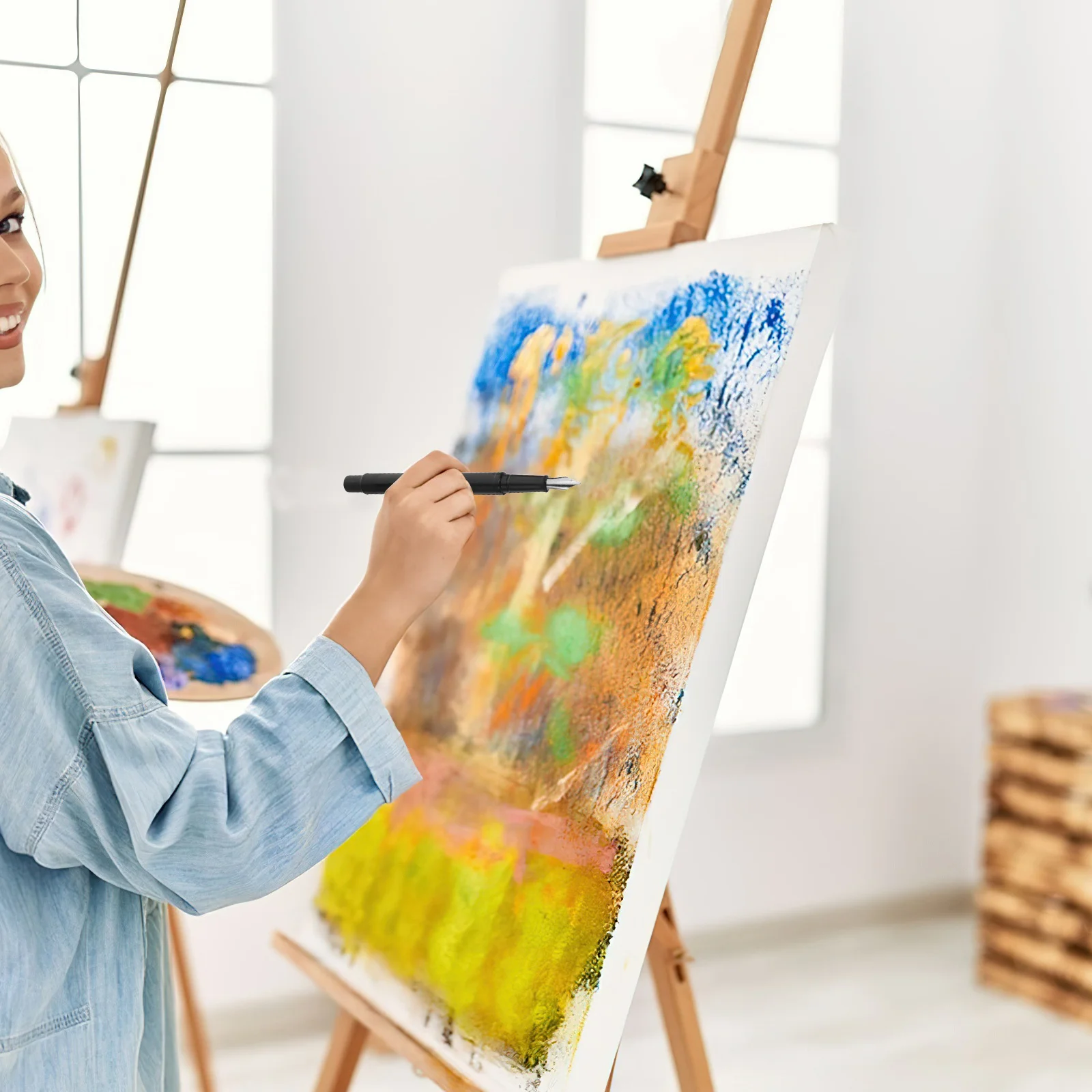 12Pcs Scratch Tool Kit Vibrant Scratch Painting Sticks with Matte Surface Reveal Creative Drawing Set for Home Studio Use