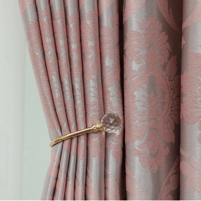 European Printing Curtains Curtains for Living Dining Room Bedroom Sunscreen Simple Modern Elegant Noble High Precision