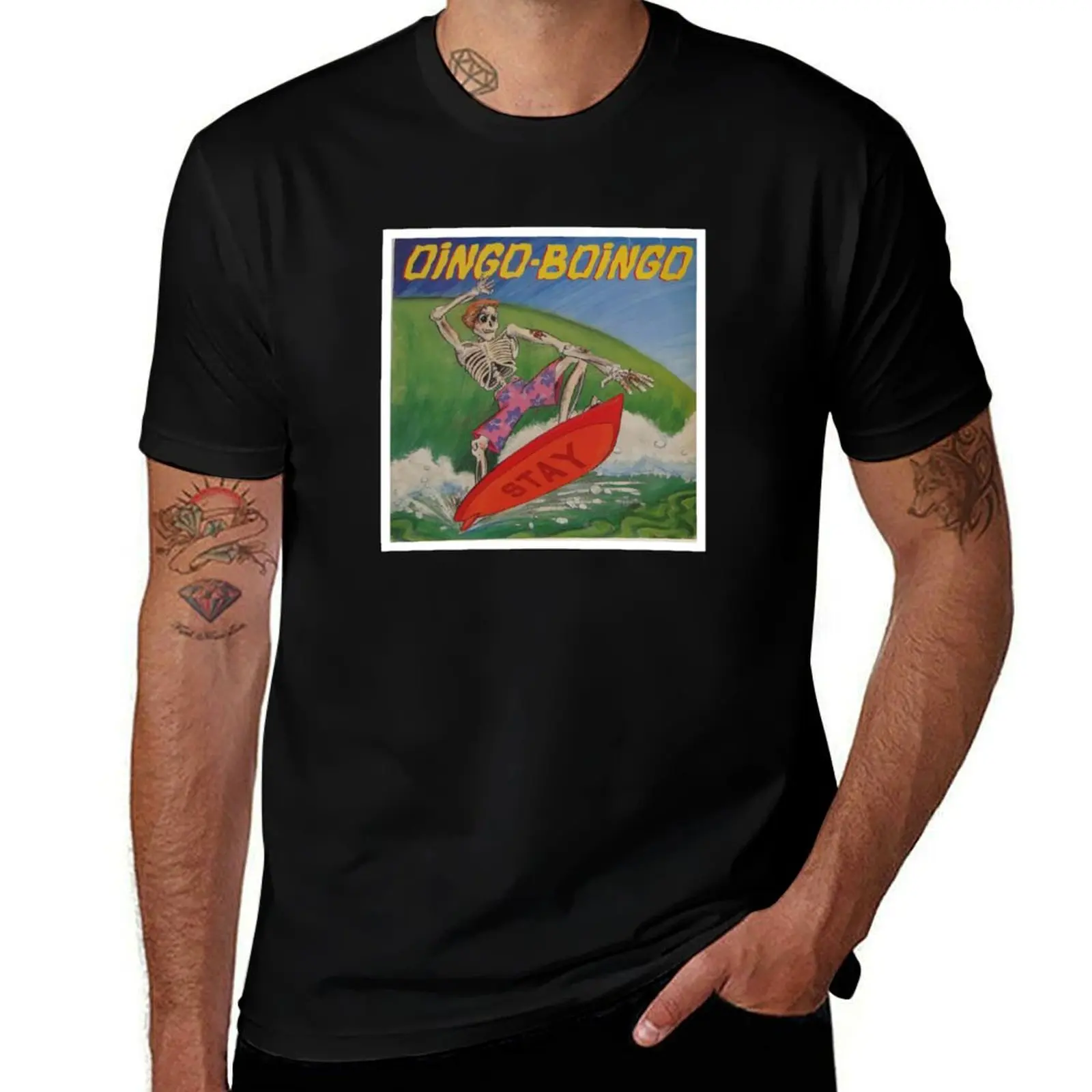 oingo boingo T-Shirt Casual Loose Short Sleeve Tee for Men T-Shirt