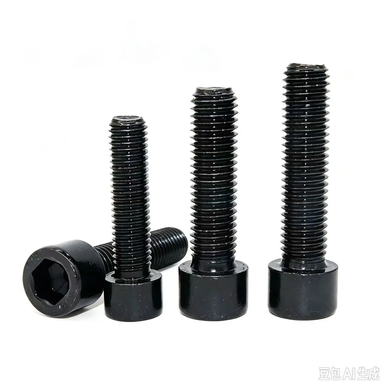 M6*75mm8.8 high strength grade, carbon steel material, black oxide finish