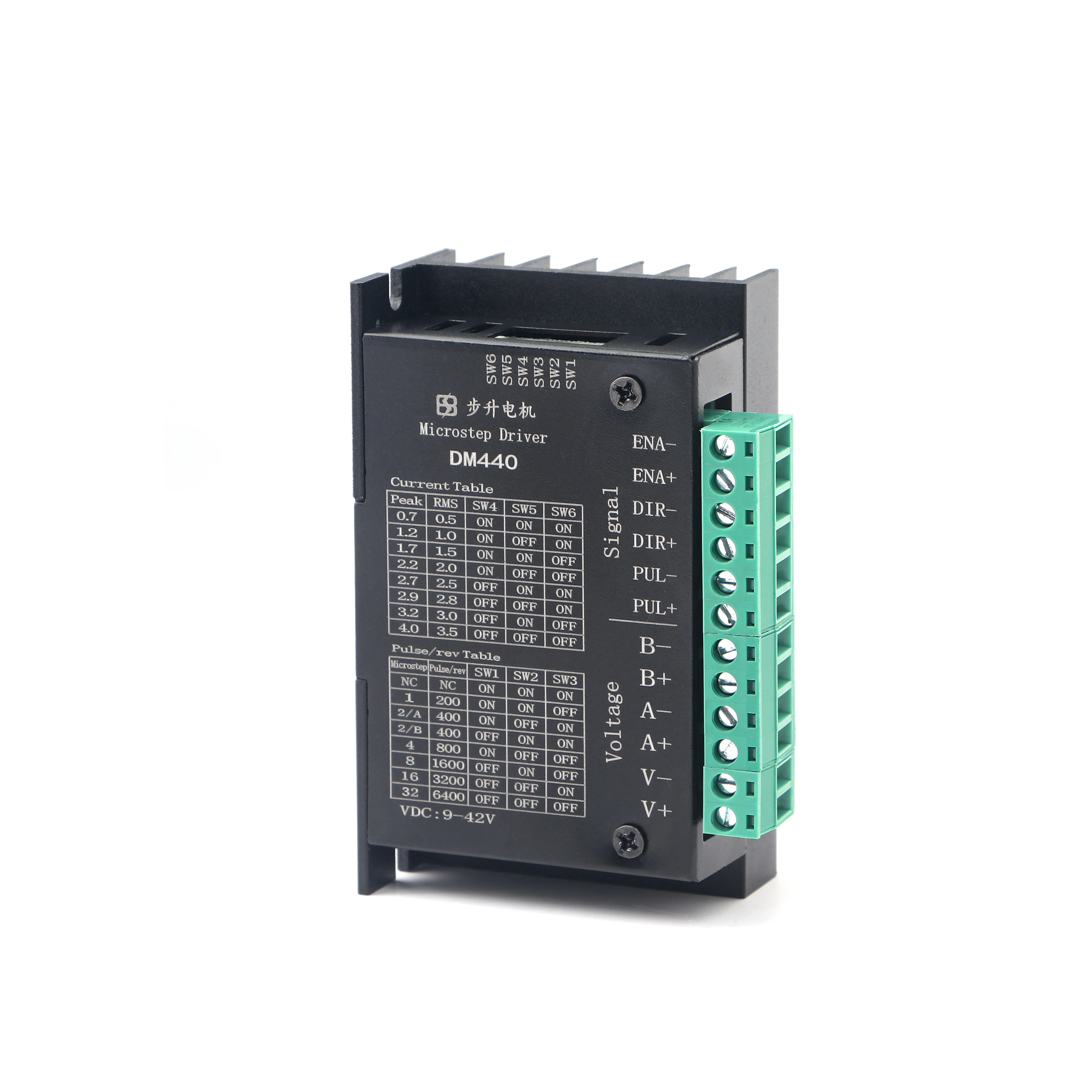 

Micro 2-Phase Stepper Driver DM440 Voltage DC9-42V
