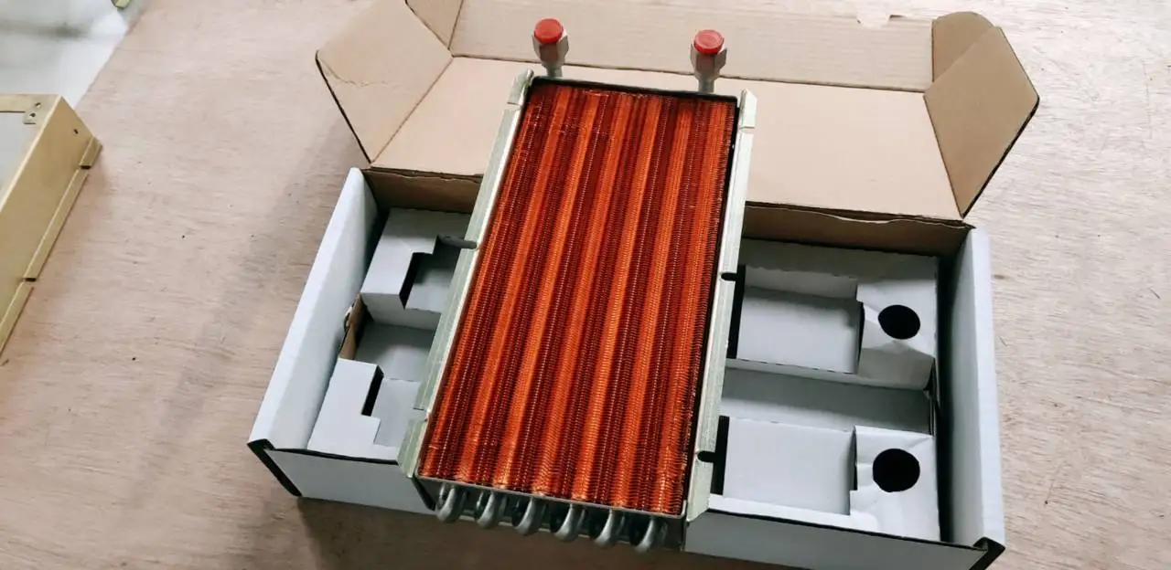 SS tube Radiator Water to Air Heat Exchanger Evaporator for Cosmetology Instrument Laser Device