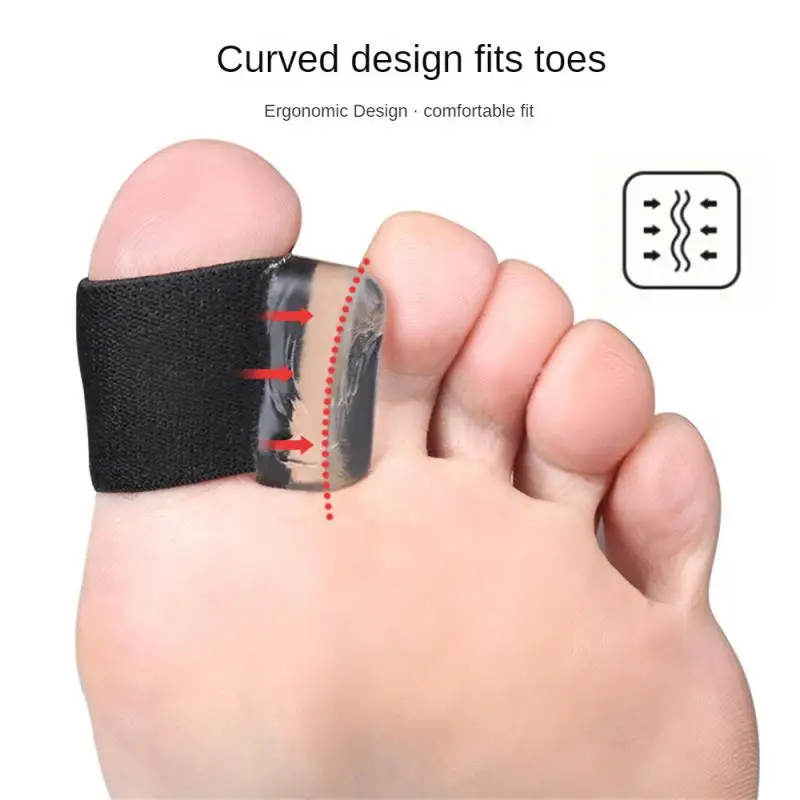 2 stücke Gel Toe Separator Bunculitis Korrektor ist geeignet für Bunculitis Überlappung und Mallet Toe Relief mit Toe Pad Toe Tube