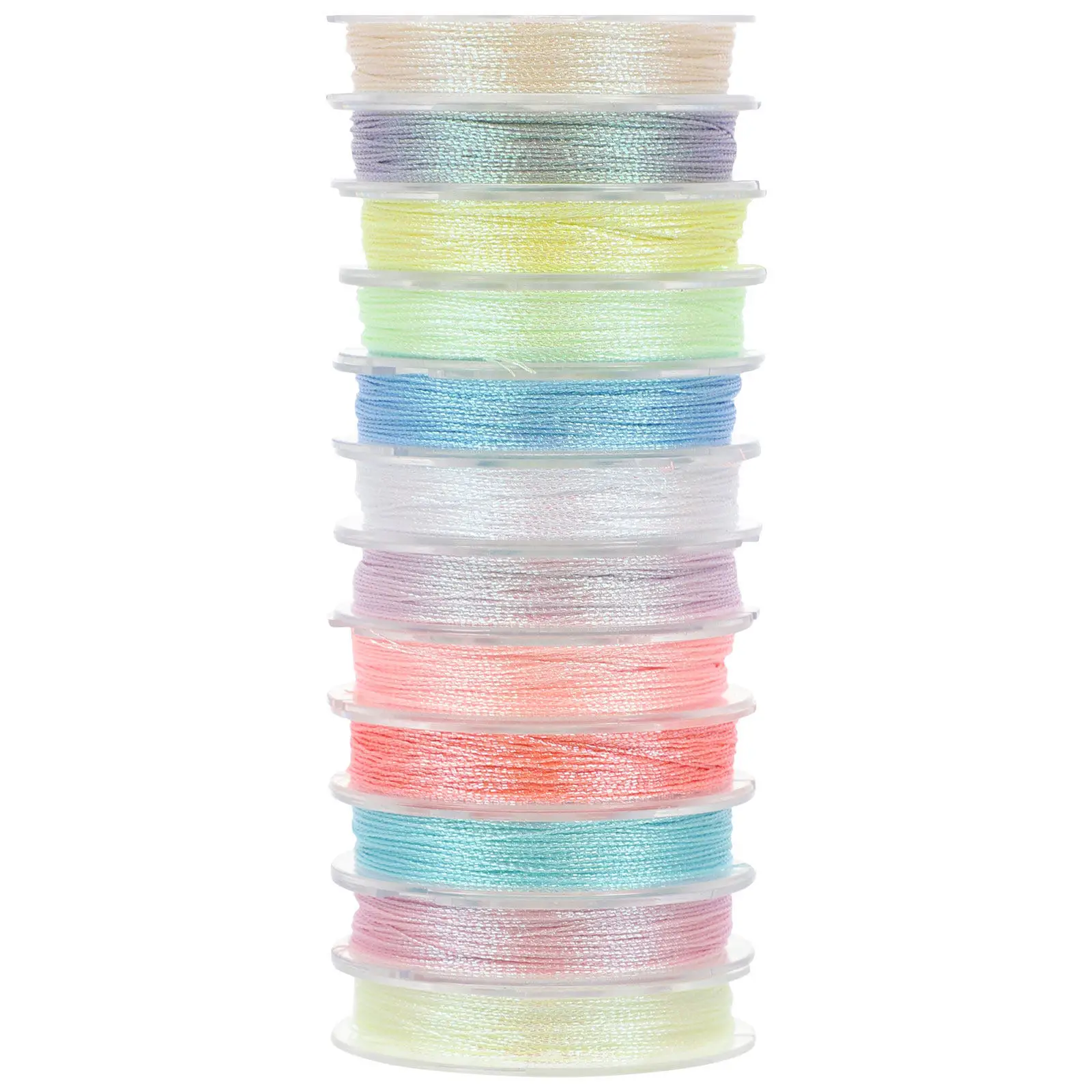 12 Rolls Glow in The Dark Embroidery Thread Fine Workmanship Stitching Decorative Sewing Supplies Glow in The Dark Thread