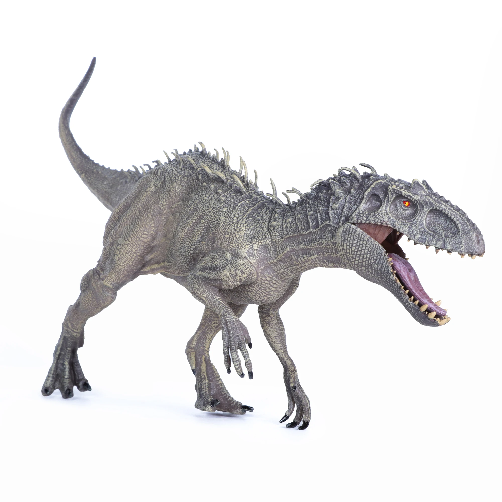 لعبة ديناصور شخصيات إندومينوس ريكس، ريكس واقعي مع فك متحرك، نموذج حيواني تعليمي للجامع، هدية عيد ميلاد