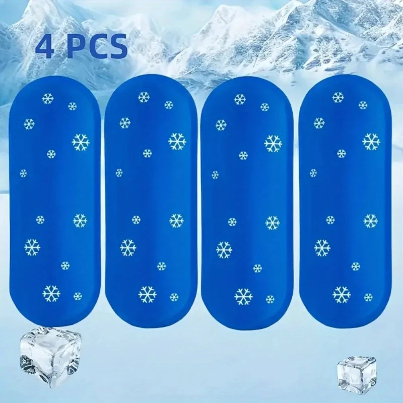 4/2/1 piezas Estuche de viaje térmico aislado para medicamentos, protector de pastillas con bolsa de gel frío, bolsa refrigerante para insulina