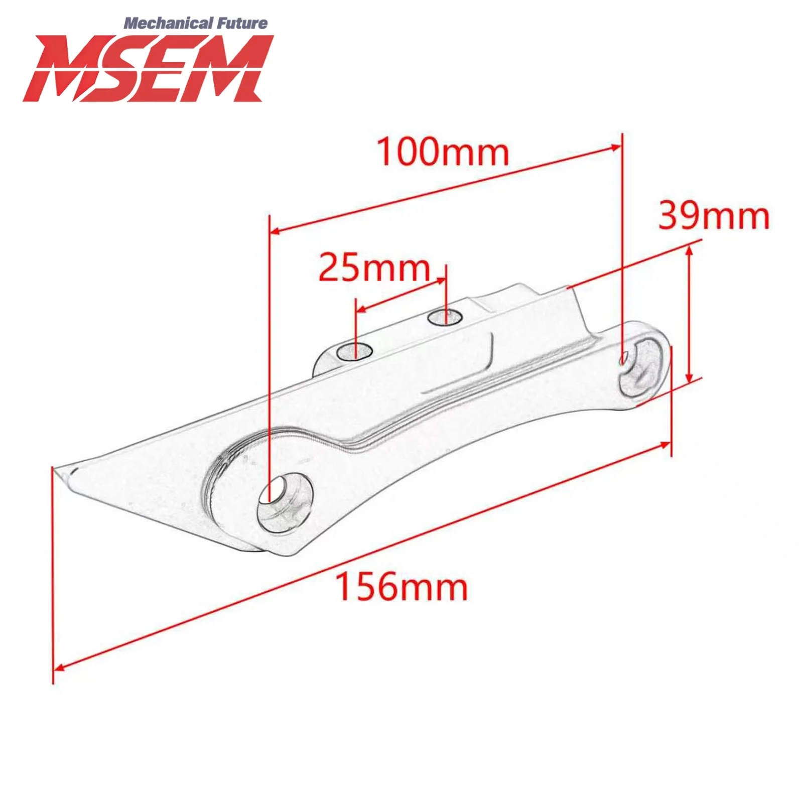 Universal CNC Swingarm Guard Protector For KTM SX SXF XC XCF XCW EXC EXCF TPI Six Days 125 200 250 300 350 400 450 500 2012-2023 view 2