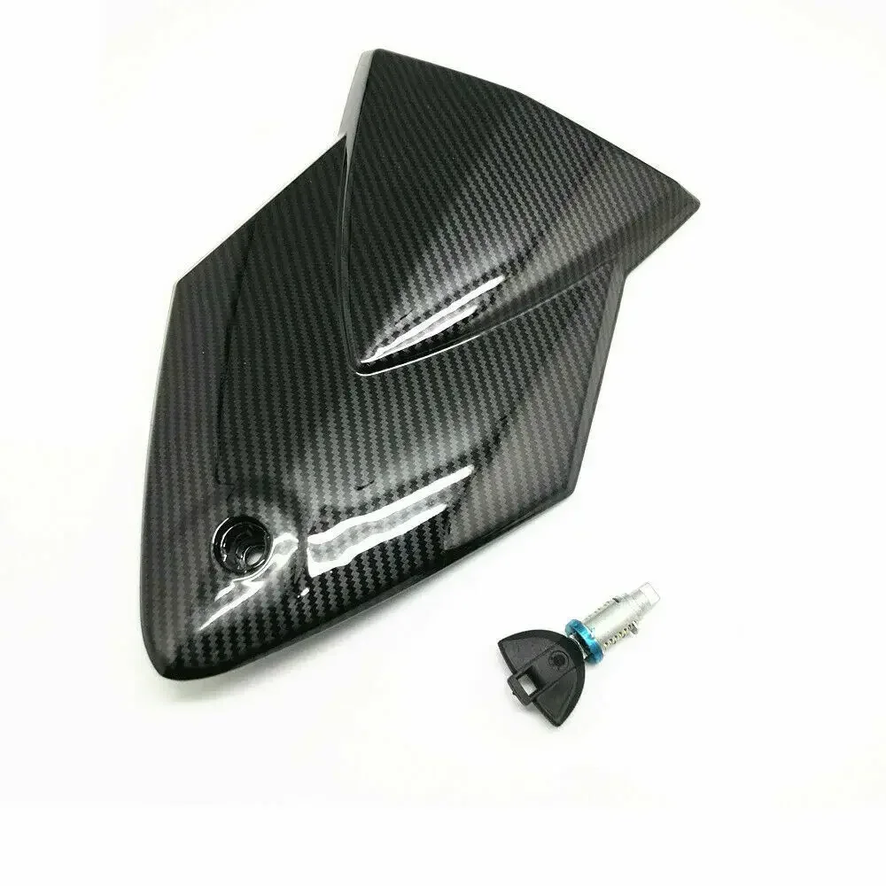 For BMW S1000RR 2010 2011 2012 2013 2014 Carbon Fibre Color Rear Passenger Seat Back Fairing Lock Key