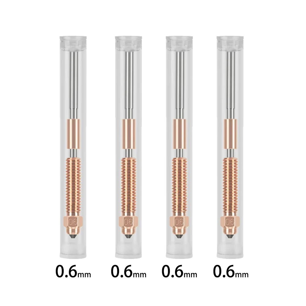 Für Creality K1c Düse K1 Max Gehärtete Stahldüse Schnellwechsel All-in-One High-Flow Bimetall Heatbreak für Ender 3 V3 3D-Drucker