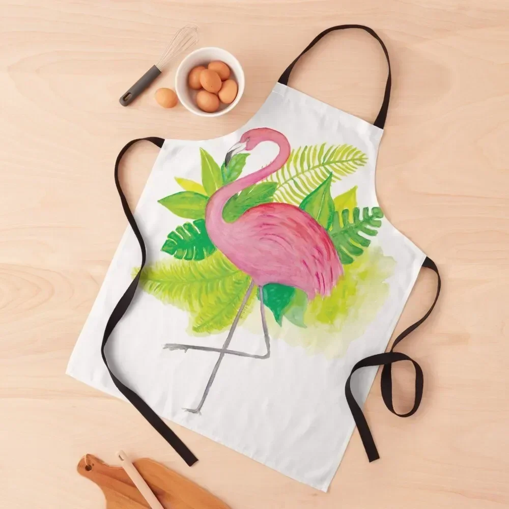 

Exotic Flamingo Apron Ladies kitchen clothes for men waterproof for women household woman Apron