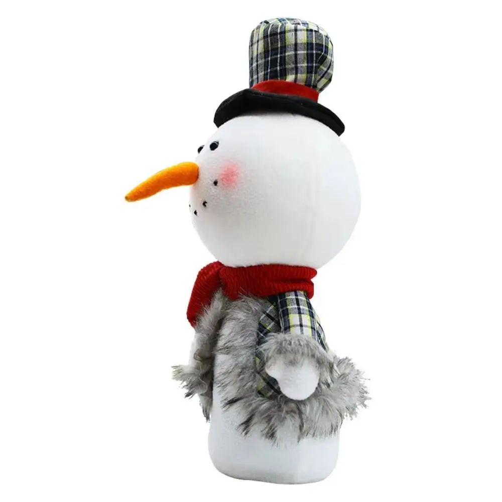 Cartoon Cute Christmas Snowman Doll Delicate 43/36/23cm Big Size Christmas Window Decoration Funny Christmas Family of Four