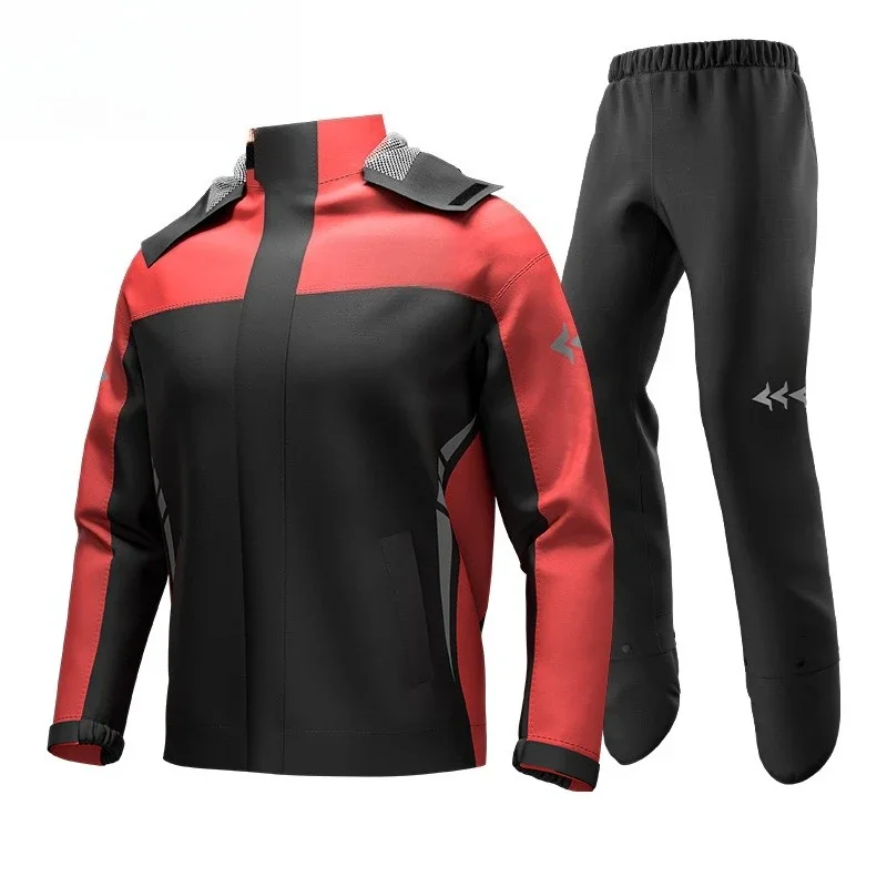 Takeaway rider split raincoat rain pants full body set motorcycle raincoat outdoor locomotive riding equipment