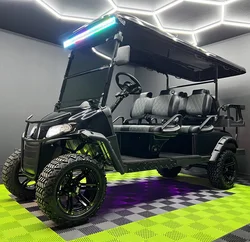 CE Approved 4 Wheel 4 Seater Electric Golf Buggy Vehicle Hunting Club Car ATV 48V 72V Lithium Battery Electric Golf Cart