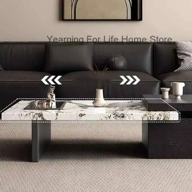

Designer Adjustable Moving Coffee Table Unique Minimalist Cheap Side Table Luxury Living Room Meubles Entrance Hall Furniture
