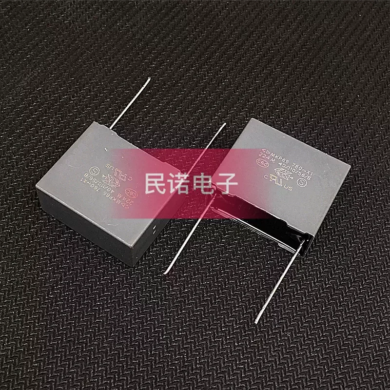 10-100pcs brand new Farah safety capacitor MKP66 760VAC 0.22UF 760V 224 220NF with a pin spacing of 22.5