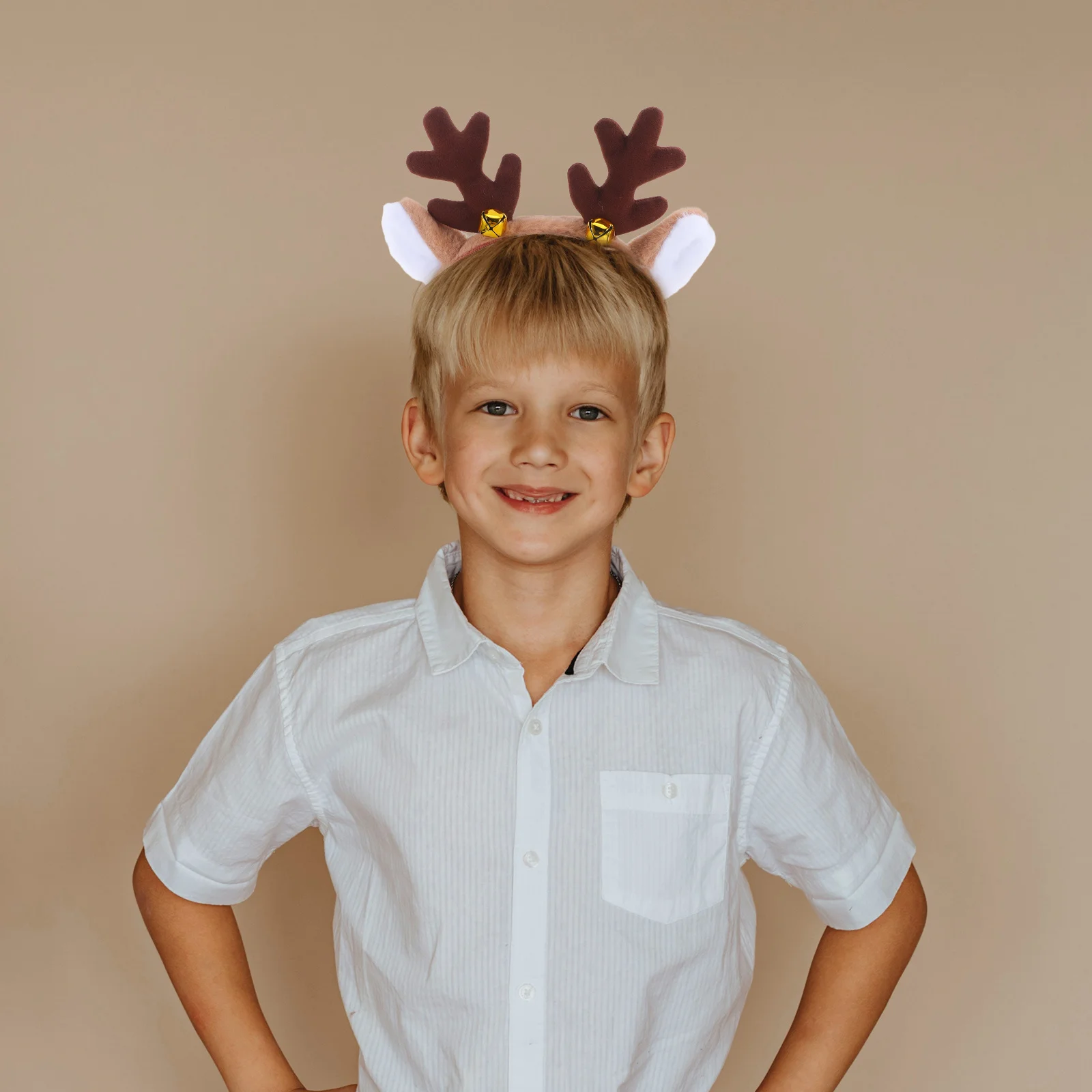 

Cute Reindeer Antler Headband Party Hair Hoop For Halloween Birthday Animal Ears Cosplay Costume Accessories Flexible