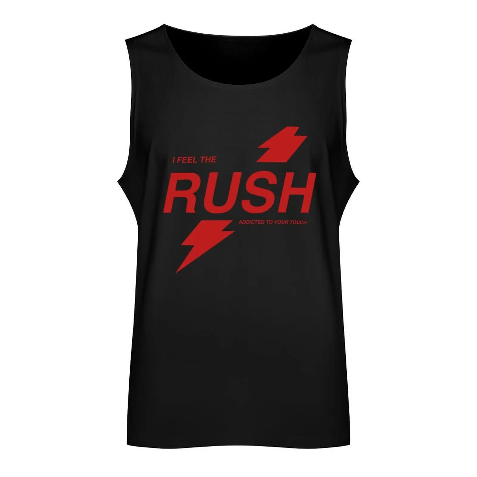 I Feel The Rush Tank Top gym t-shirts man men clothings training weight vest t shirt gym