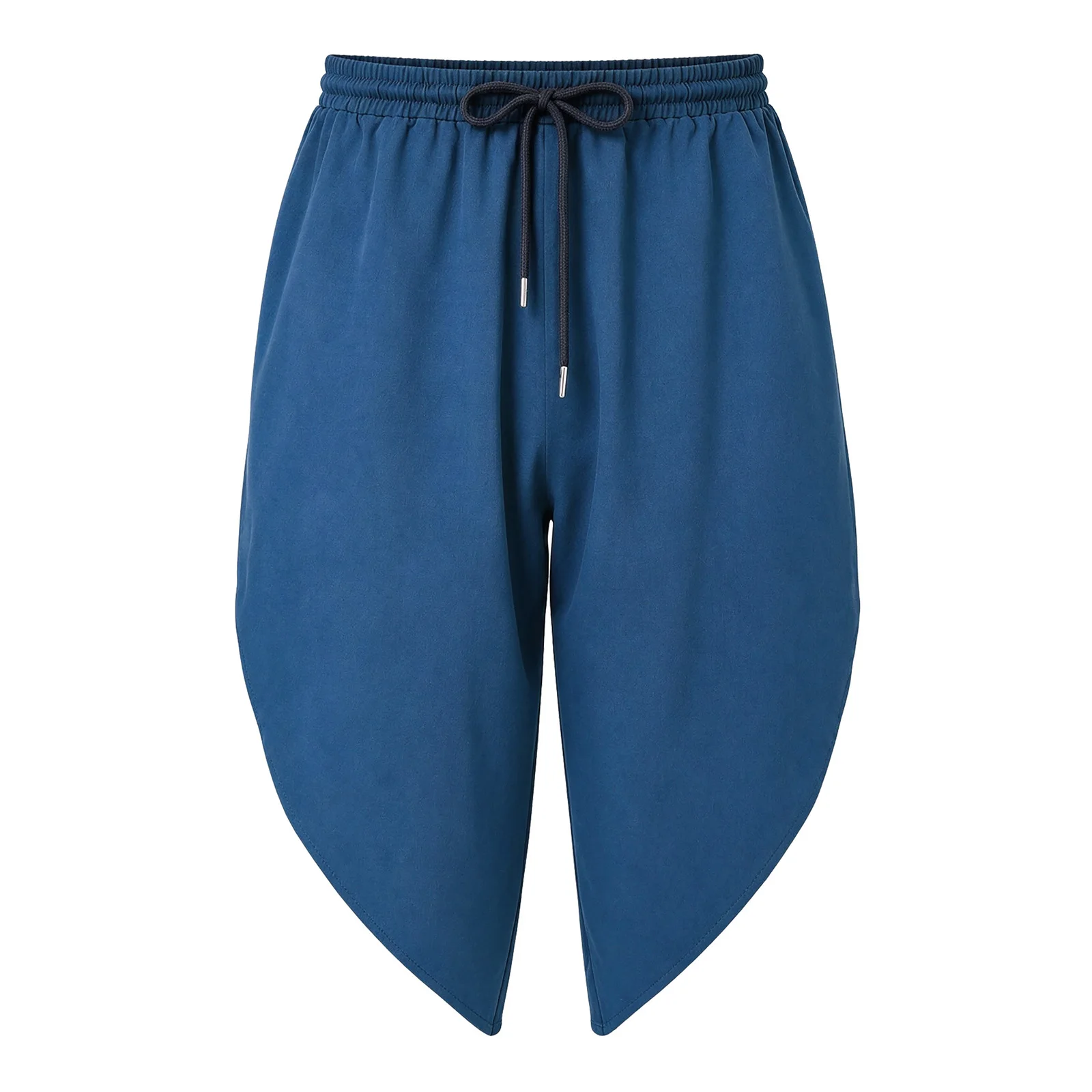 Streetwear Cross Pants Men’s Harajuku Casual Asymmetrical Pants Male Baggy High Quality Jogger Sweatpants Sides Split Shorts