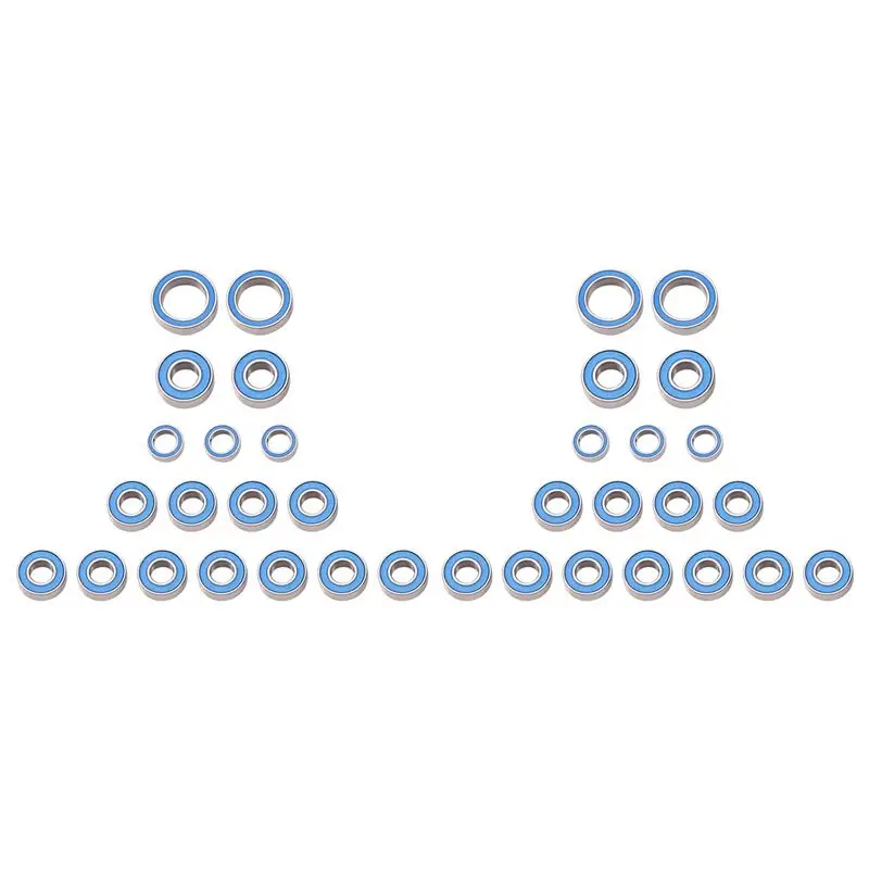 

X18A-36PCS Комплект резиновых герметичных шарикоподшипников для Tamiya CC-01 CC01 1/10 Обновление радиоуправляемого автомобиля, детали, аксессуары