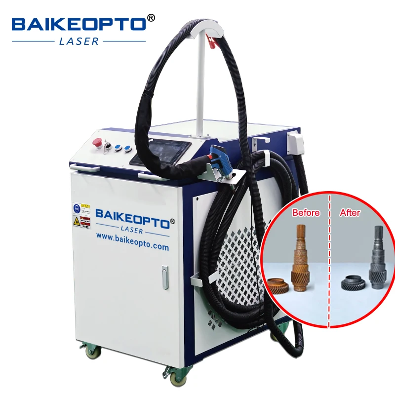 1500 واط 2000 واط 3000 واط SUP22C الليزر رئيس عد الألياف آلة التنظيف بالليزر تنظيف قوالب الإطارات وقوالب الطعام مزيل الصدأ #5
