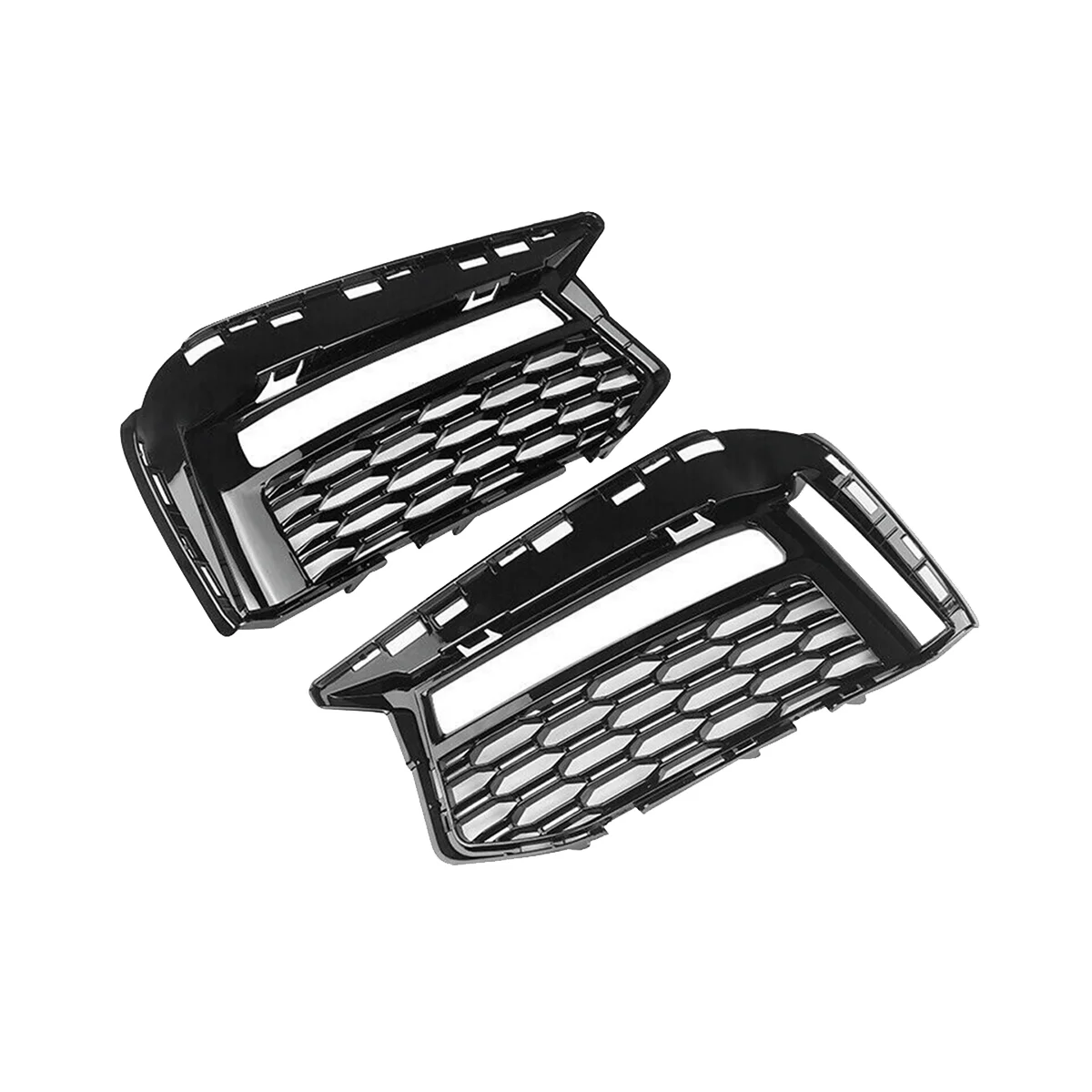 

1Pair Front Lower Mesh Grille Fog Light Cover Trim Air Intake 51118064963 51118064964 For BMW 5' G30 G31 M Sport 17-21