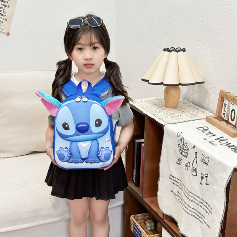 New Disney animation interstellar baby cute cartoon Stitch children's hard shell schoolbag fashion trend versatile backpack