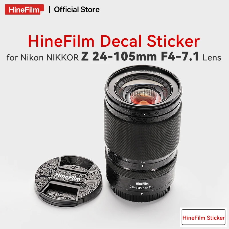

Hinefilm Skin for Nikon Z24-105 Lens Skin 24 105 Sticker Protective Film for Nikkor Z 24-105mm f/4-7.1 Lens Protective Skin