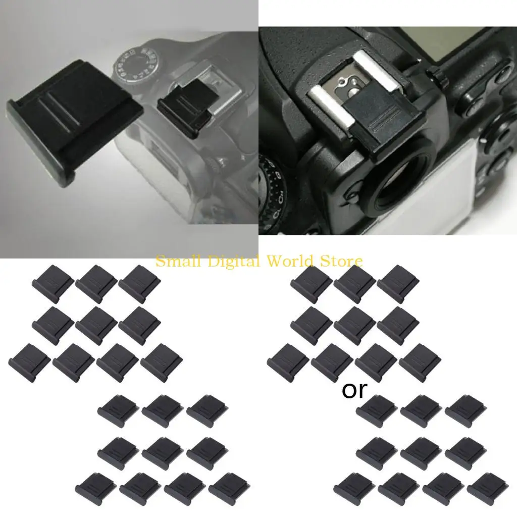 77UB 10x Camera Hot Shoe Protective Cover Protector Hotshoe Cap for  DSLR SLR