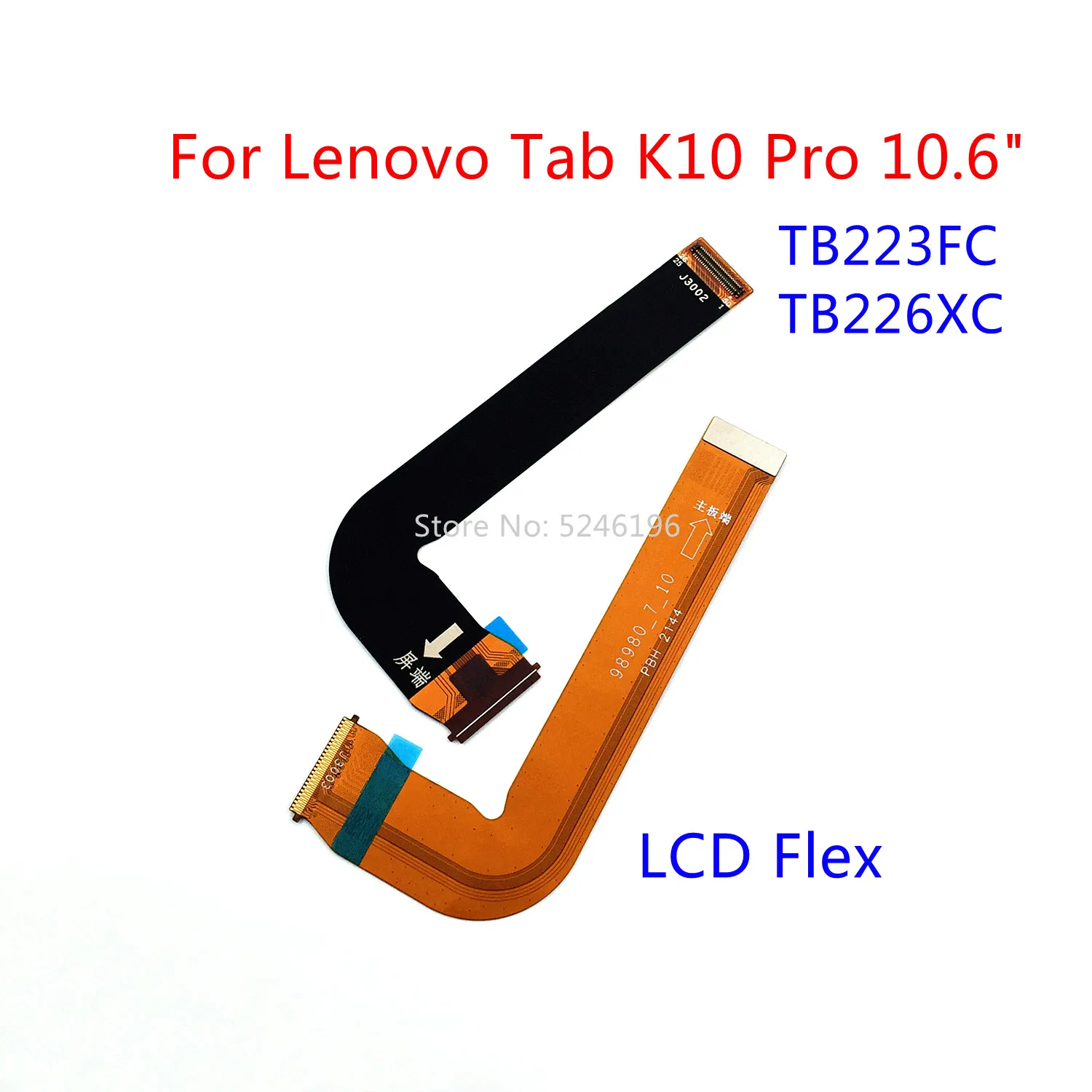 

1 шт. гибкий кабель для подключения ЖК-дисплея к материнской плате для Lenovo Tab K10 Pro 10,6 дюйма TB223FC TB-223FC TB226XC TB-226XC