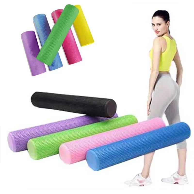 1x 30/45CM EVA Massage Roller Yoga Pilates Yoga Block Pilates Muscle Tissue Fitness Gym Yoga Pilates Fitness Exercise