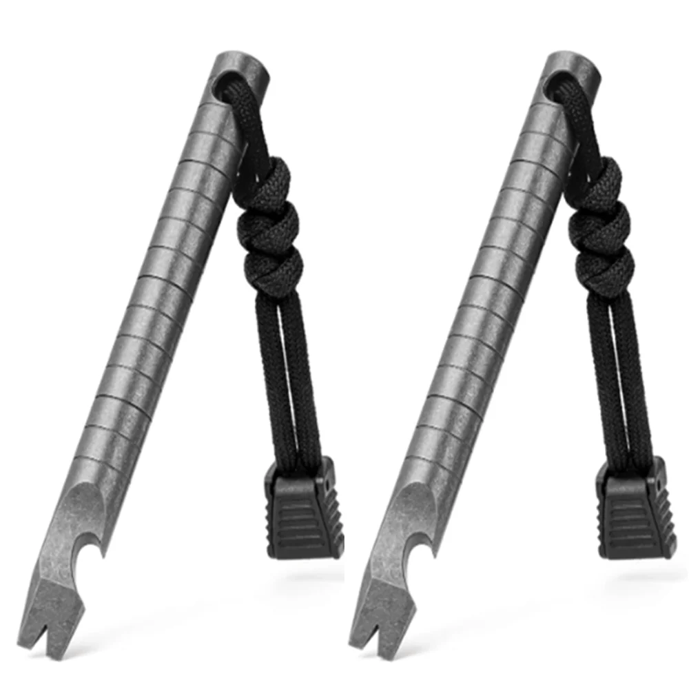 

Titanium Pocket Pry Bar EDC Keychain Carabiner Multitool Heavy Duty Outdoor Tool for Men Key Chain Gadgets Ti Pry Bar