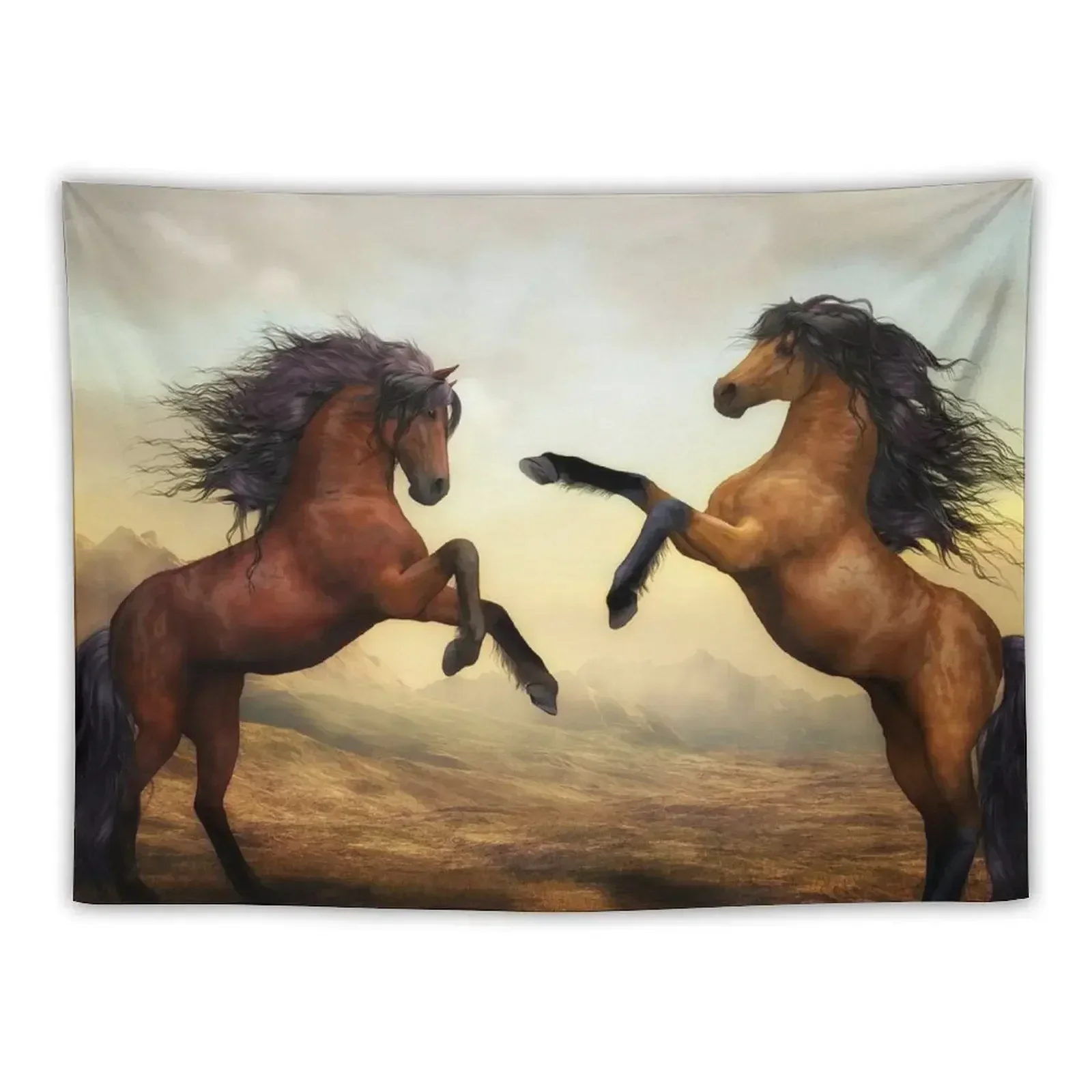 Iberian horse Tapestry Wall Tapestries Room Decorations Aesthetics Tapestry