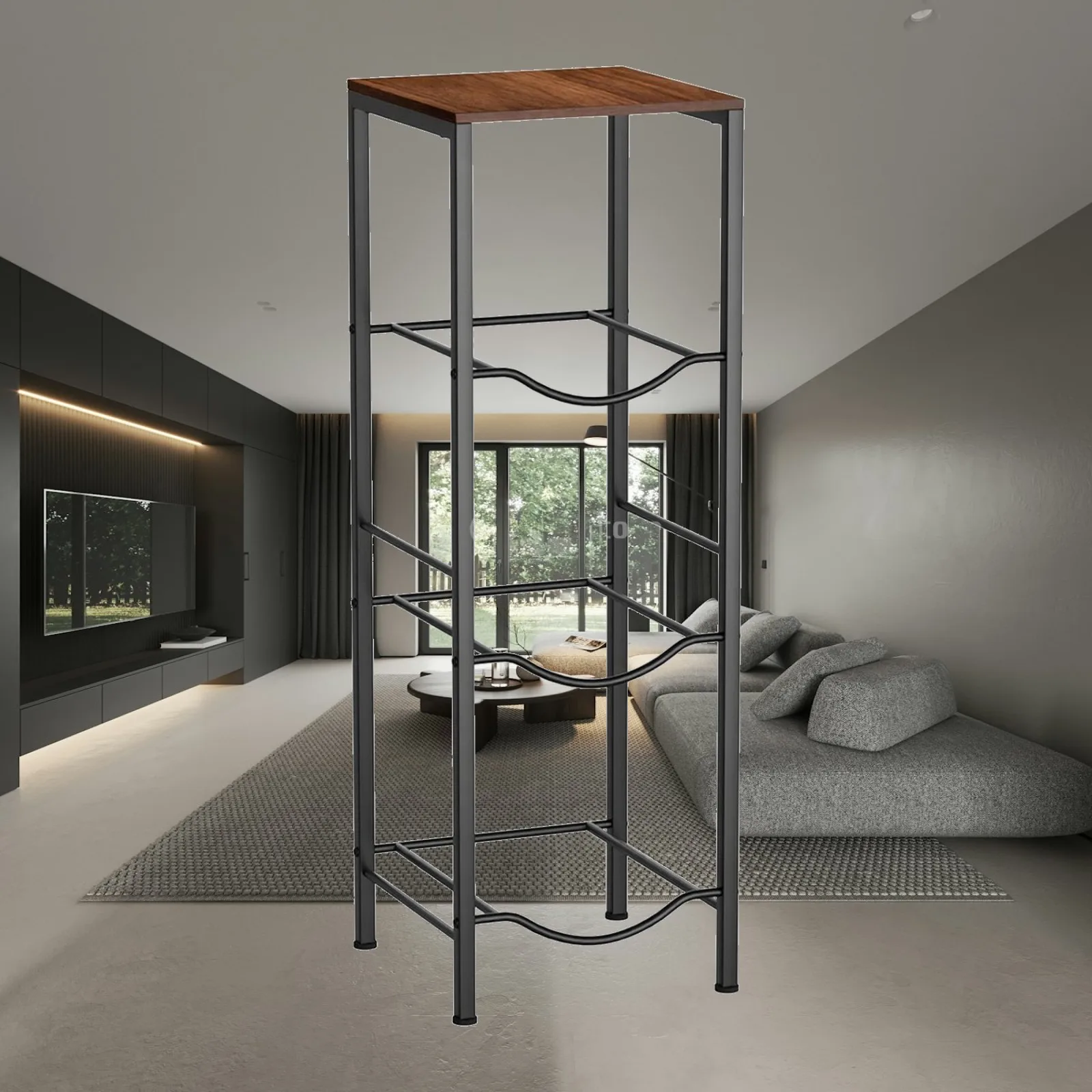Stainless Steel Barrel Storage Rack for Large Water Jugs Tiered Vertical Holder for Dispenser Stand Compact Floor Unit