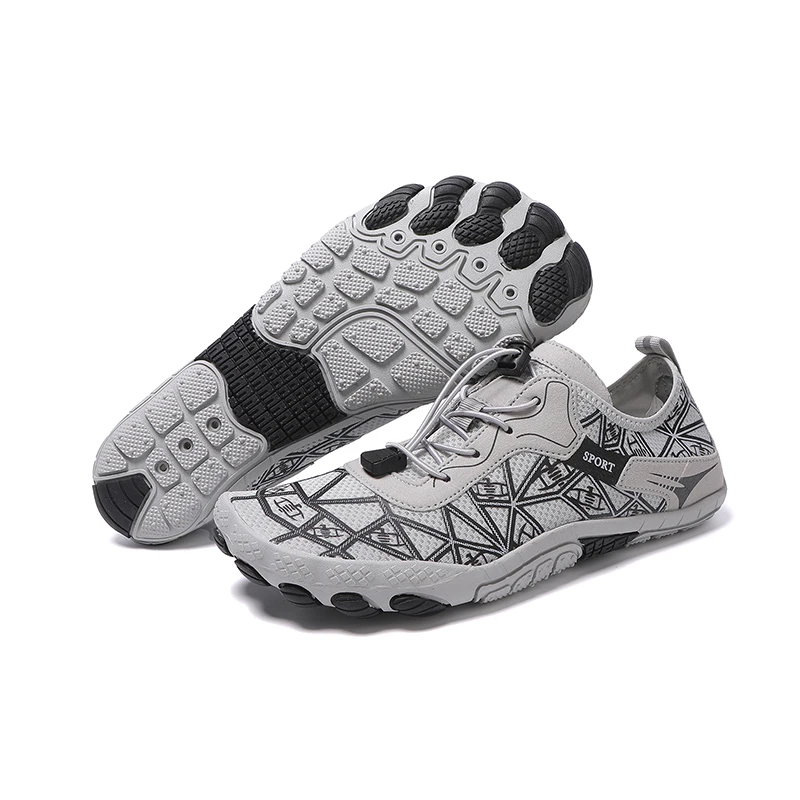 Neue Barfuß-Watschuhe für Herren und Damen, schnell trocknende Strandschuhe aus Mesh, rutschfeste Schwimmschuhe für den Außenbereich, Unisex-Wassersportschuhe