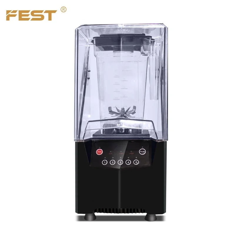 FEST smoothie blender shaved ice machine 1.8KW 1.5L silent shield  shaver  crusher commercial