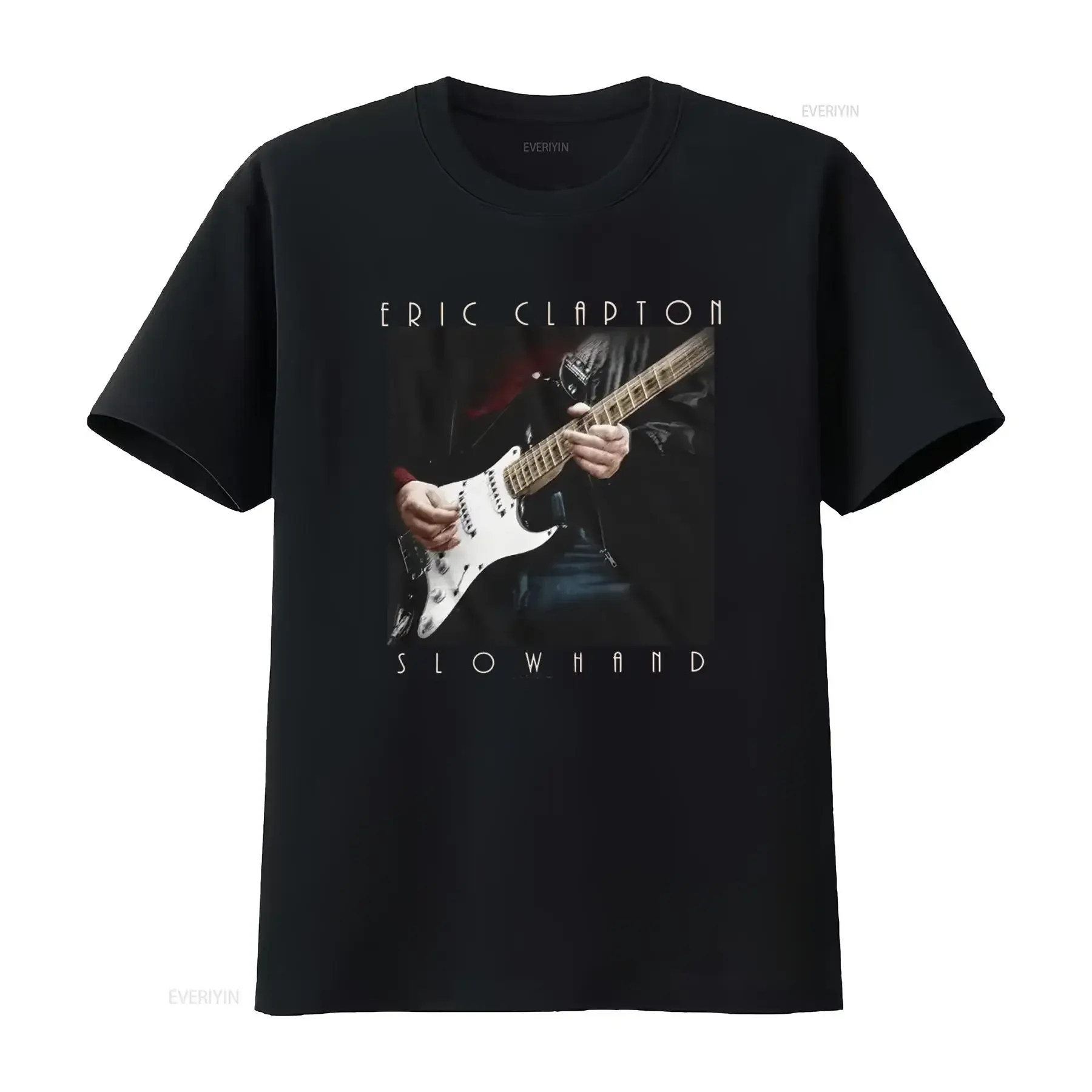 Eric Clapton Slowhand Music Guitarist Rock T Shirt vintage Washed designer clothes homme graphic Soft Unisex Breathable